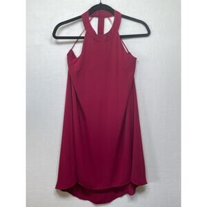 ASTR Pink High Neck Halter Mini Dress Size XS